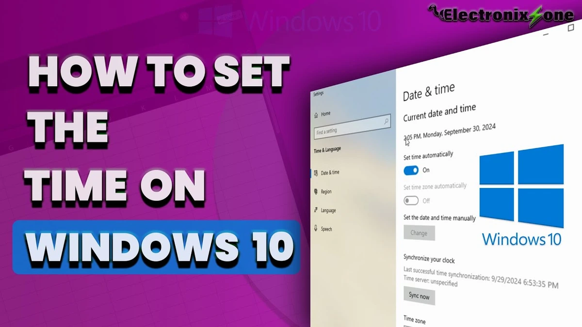 How to Set the Correct Time and Date on Windows 10