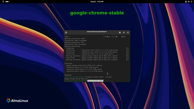 Step 5: Launch Chrome
