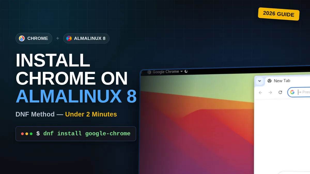 How to Install Google Chrome on AlmaLinux 8