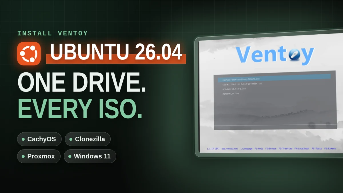 How to Install Ventoy on Ubuntu 26.04