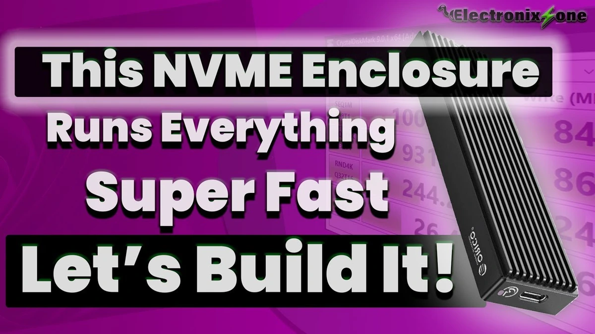 Orico M.2 NVMe Enclosure Unboxing, Setup & Speed Test
